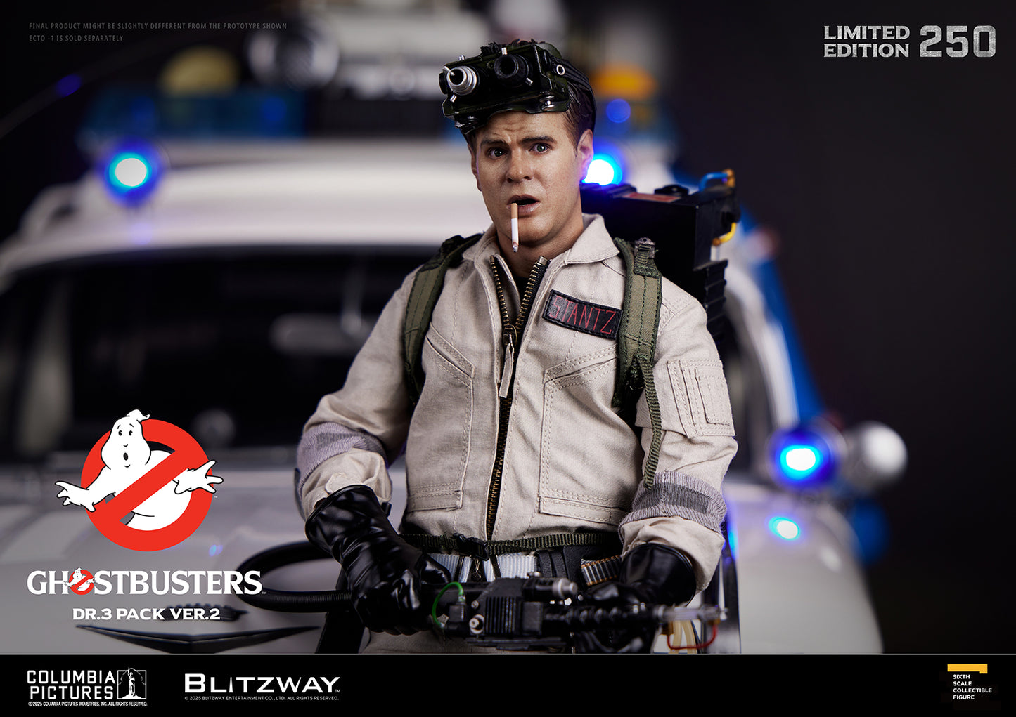PRE-ORDER BLITZWAY Ghostbusters Dr.3 Pack ver.2 1/6 Scale Action Figure