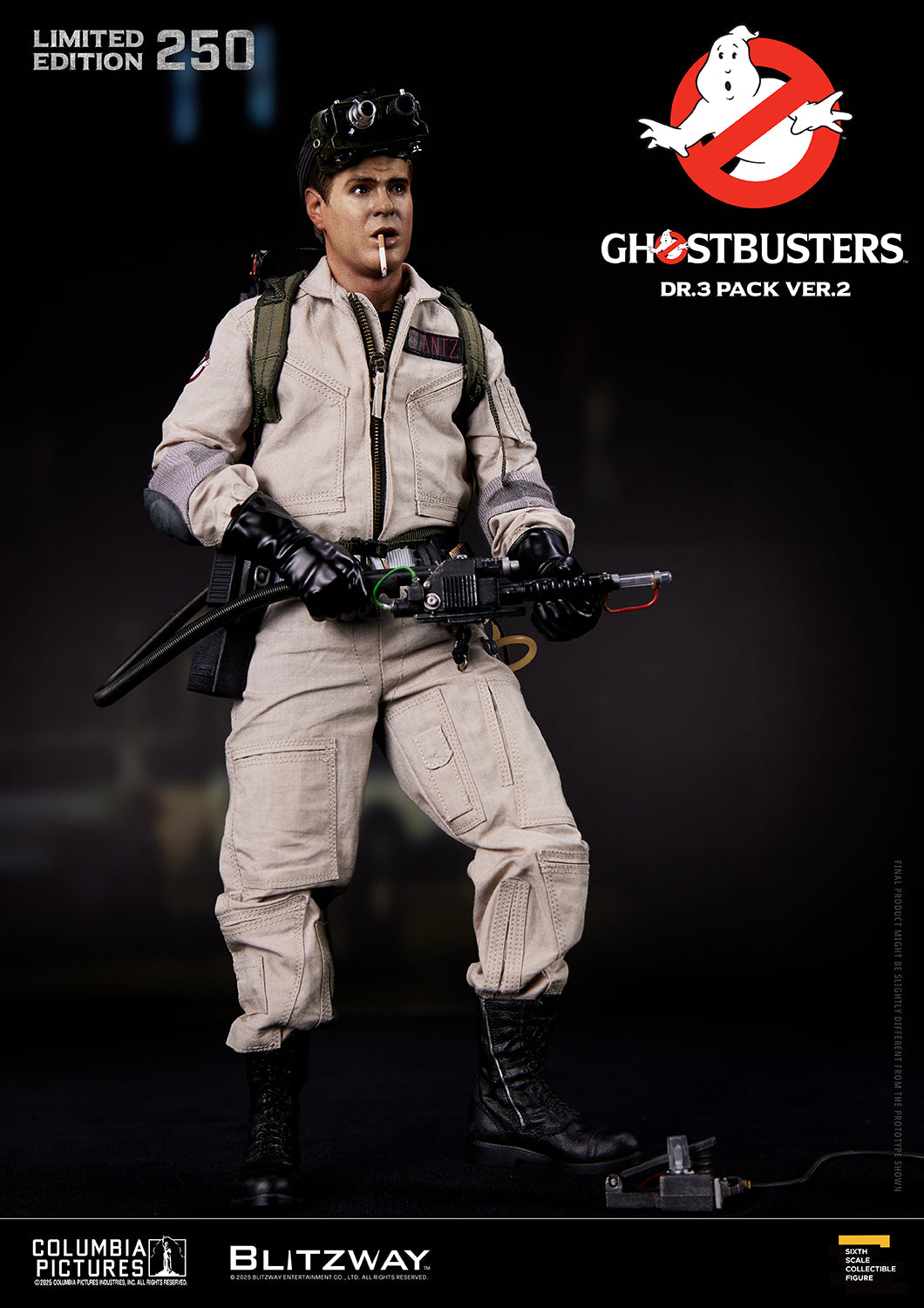 PRE-ORDER BLITZWAY Ghostbusters Dr.3 Pack ver.2 1/6 Scale Action Figure