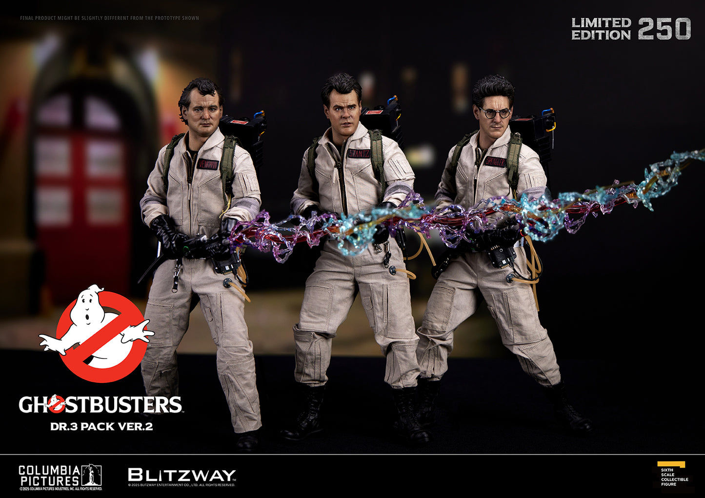 PRE-ORDER BLITZWAY Ghostbusters Dr.3 Pack ver.2 1/6 Scale Action Figure