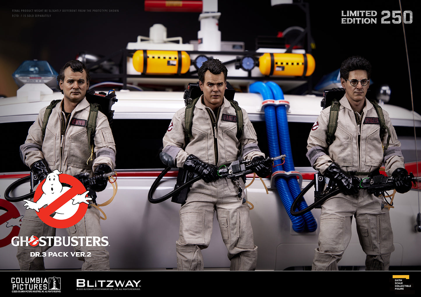 PRE-ORDER BLITZWAY Ghostbusters Dr.3 Pack ver.2 1/6 Scale Action Figure