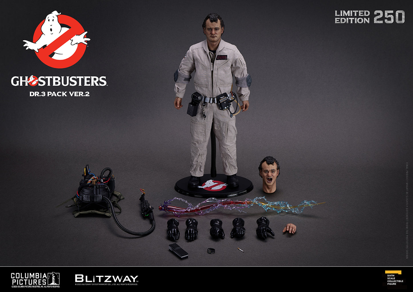 PRE-ORDER BLITZWAY Ghostbusters Dr.3 Pack ver.2 1/6 Scale Action Figure