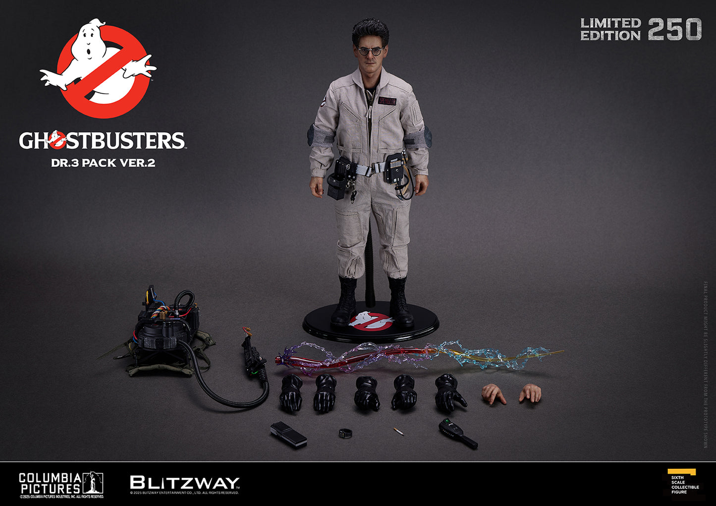 PRE-ORDER BLITZWAY Ghostbusters Dr.3 Pack ver.2 1/6 Scale Action Figure