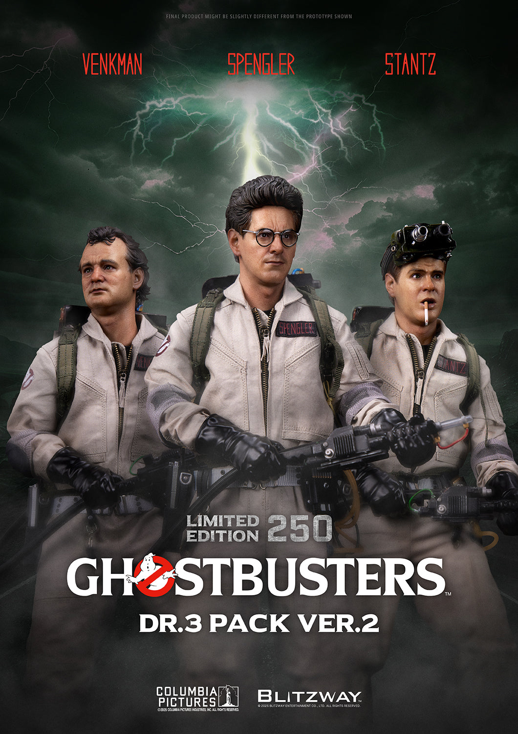 PRE-ORDER BLITZWAY Ghostbusters Dr.3 Pack ver.2 1/6 Scale Action Figure