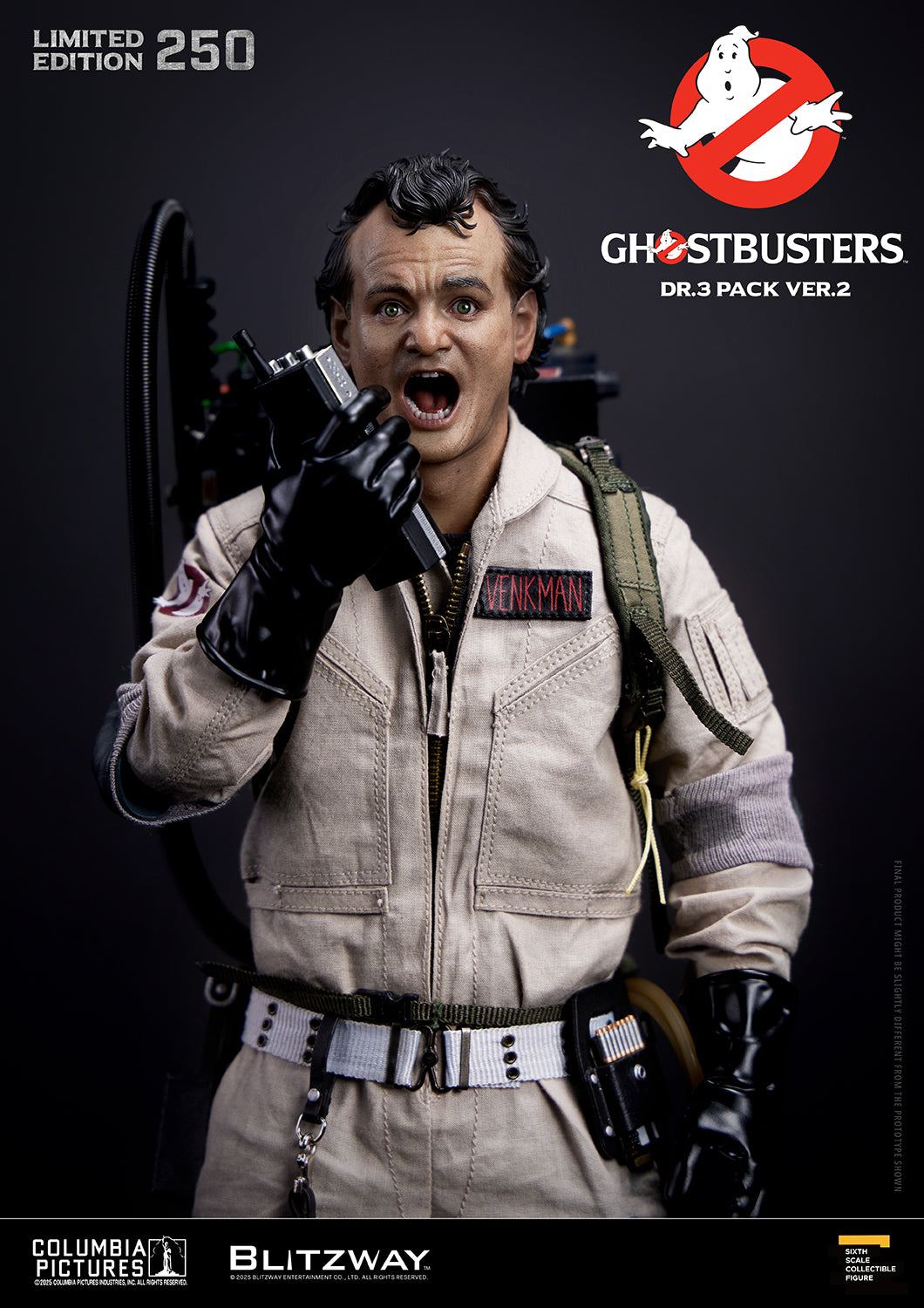 PRE-ORDER BLITZWAY Ghostbusters Dr.3 Pack ver.2 1/6 Scale Action Figure