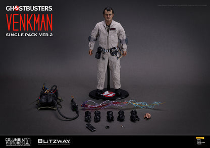 PRE-ORDER BLITZWAY Ghostbusters Dr. Peter Venkman Single Pack ver.2 1/6 Scale Action Figure