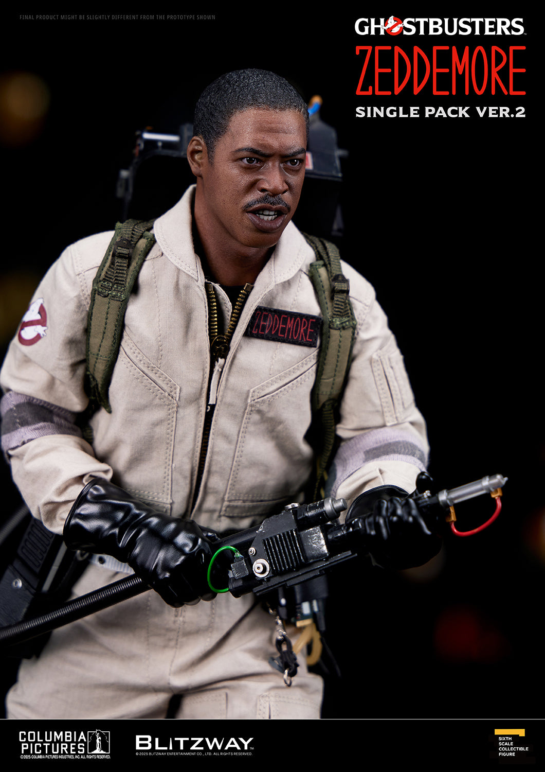 PRE-ORDER BLITZWAY Ghostbusters Winston Zeddemore Single Pack ver.2 1/6 Scale Action Figure