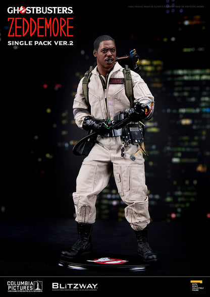 PRE-ORDER BLITZWAY Ghostbusters Winston Zeddemore Single Pack ver.2 1/6 Scale Action Figure
