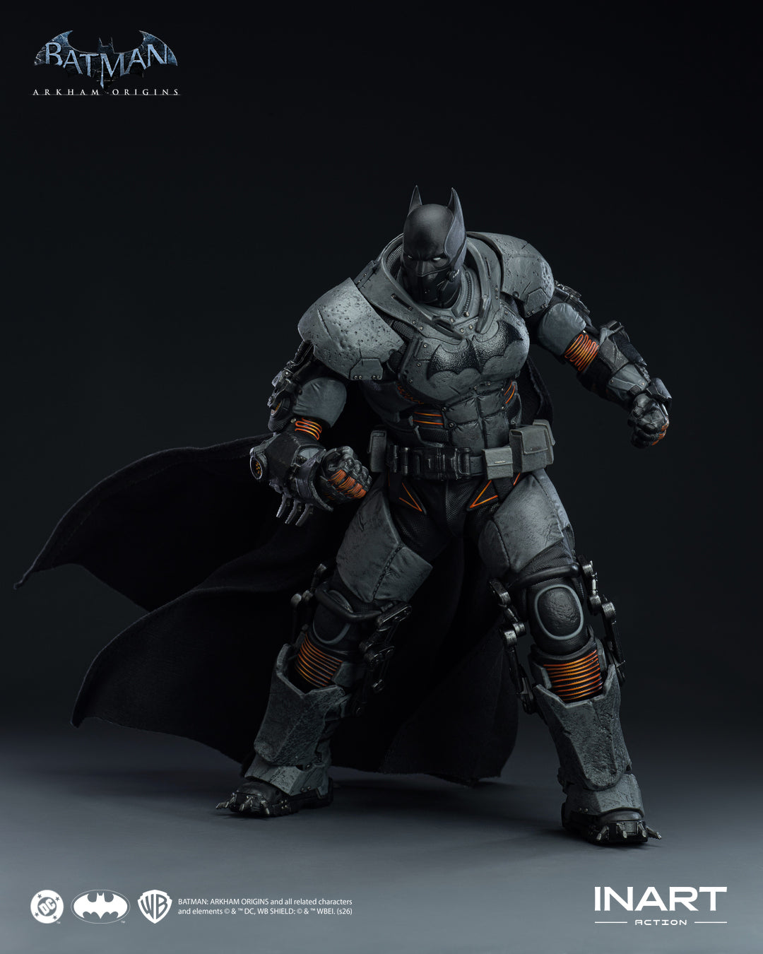 PRE-ORDER INART Action MAG G0013 – Batman: Arkham Origins – Batman (XE Suit) 1/12 Scale Action Figure