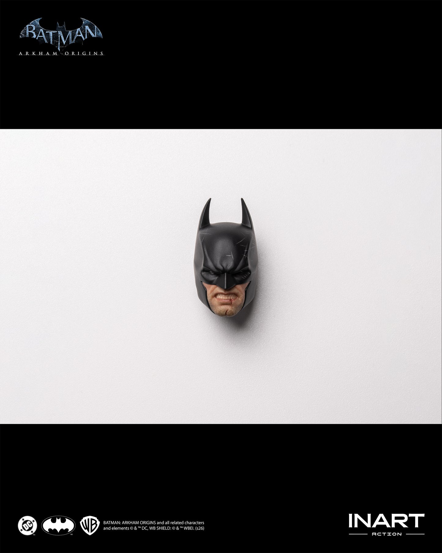 PRE-ORDER INART Action– Batman: Arkham Origins –  Batman (Battle Damaged Version) 1/12 Action Figure