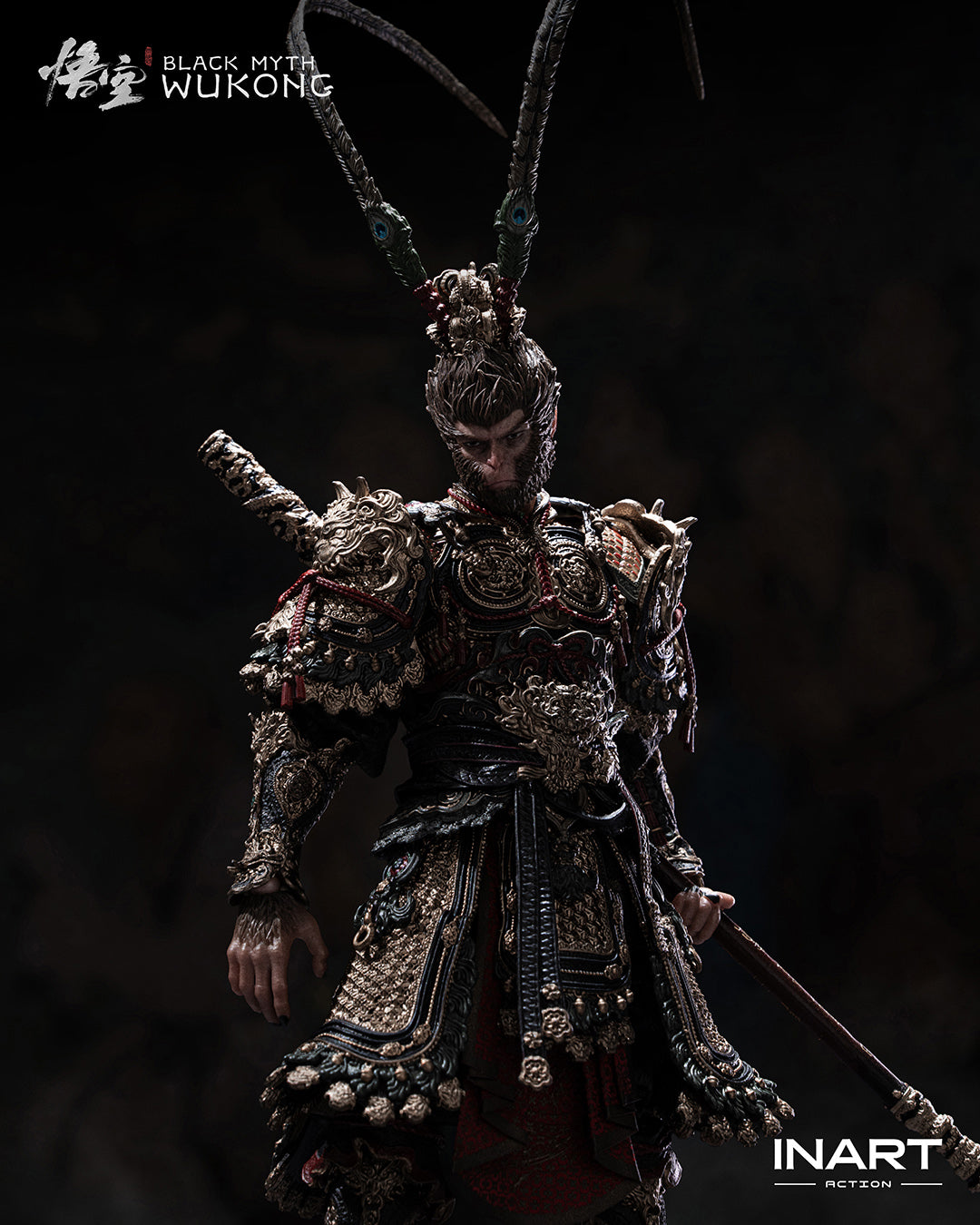 PRE-ORDER INART Action MAG G0010 - Black Myth: Wukong 1/12 Action Figure -  Great Sage Armor Set