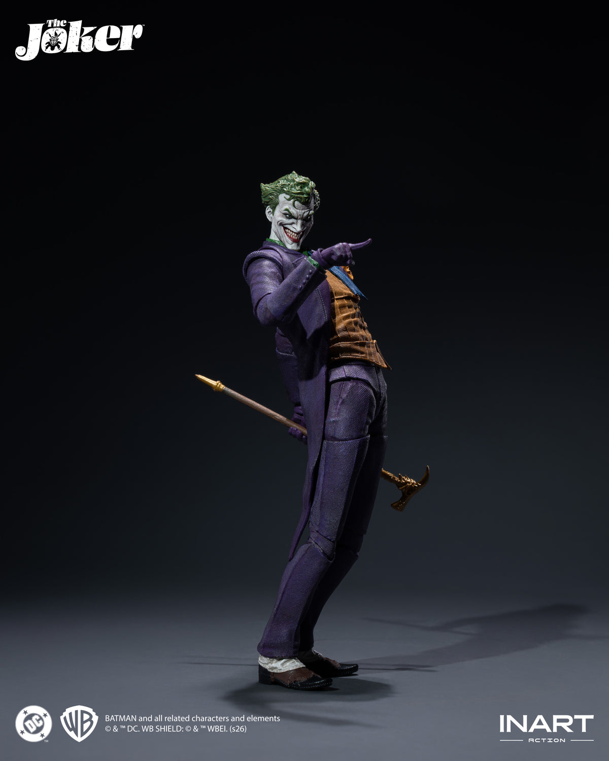 PRE-ORDER INART Action MAG C0005 - The Joker 1/12 Scale Action Figure