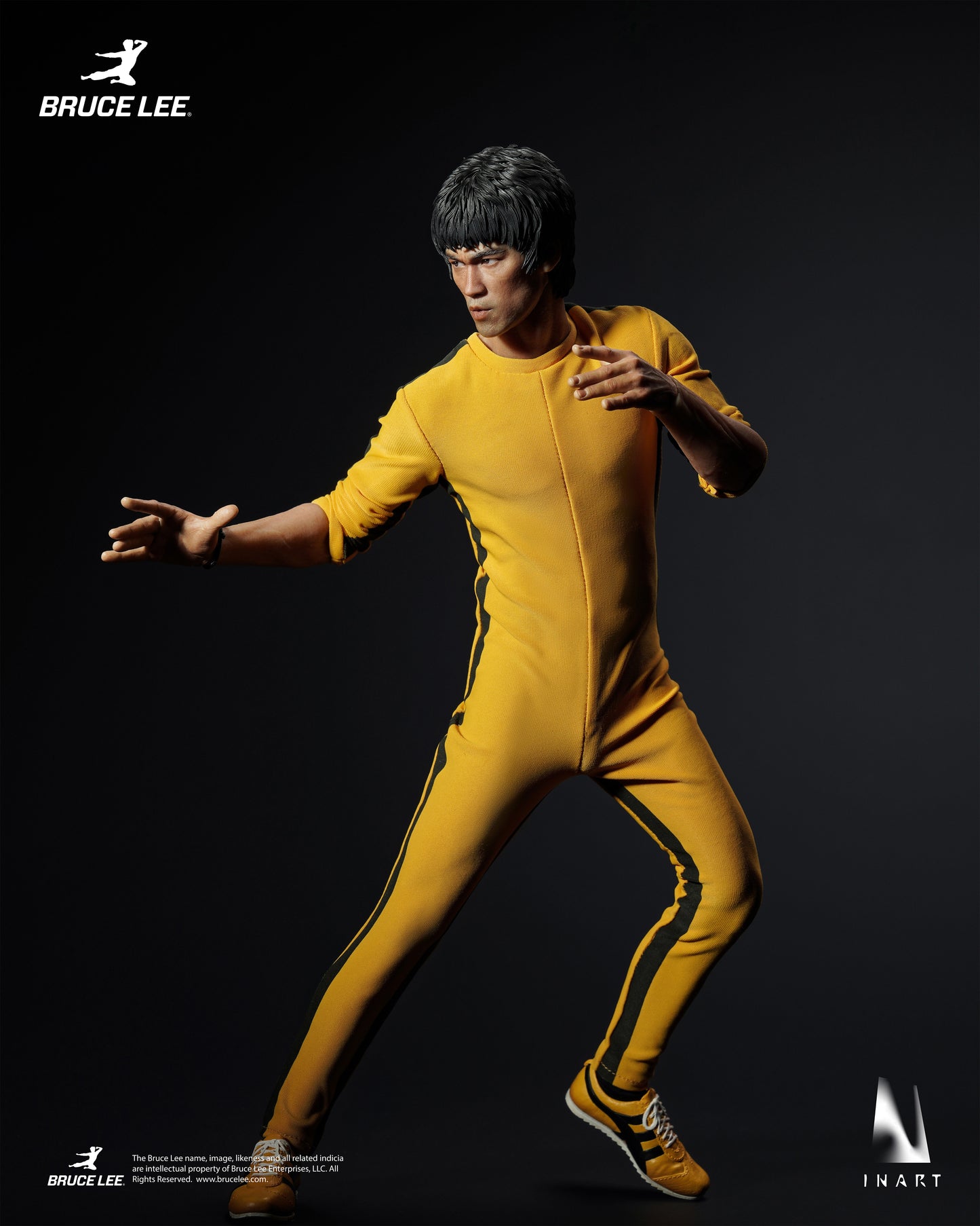 PRE-ORDER INART Gy A043 - Bruce Lee (Yellow Jumpsuit) 1/6 Collectible Figure