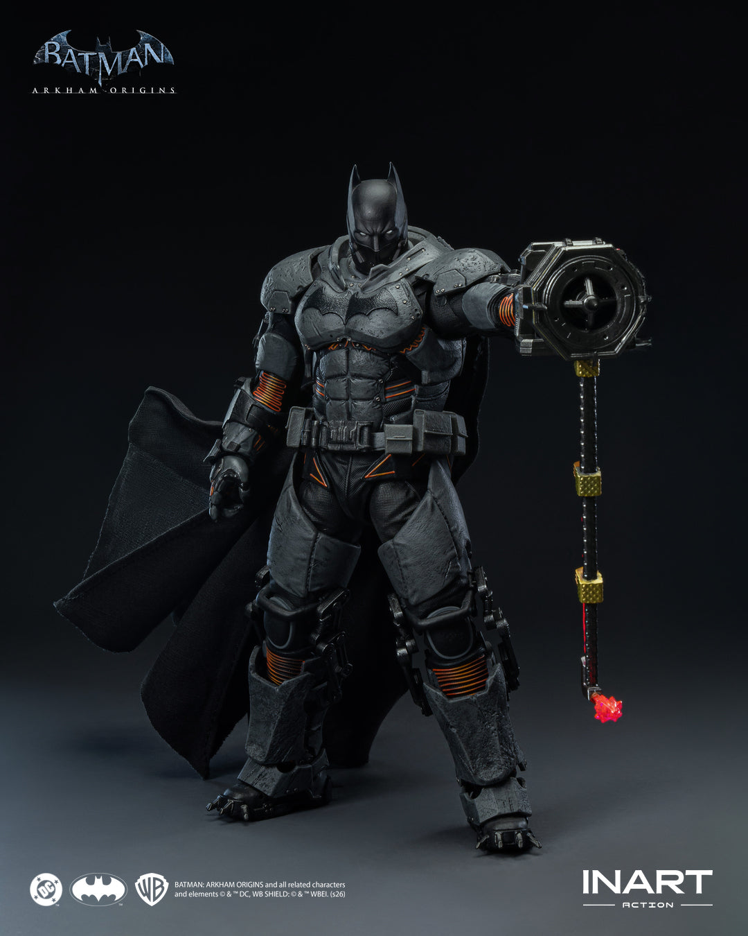 PRE-ORDER INART Action MAG G0013 – Batman: Arkham Origins – Batman (XE Suit) 1/12 Scale Action Figure