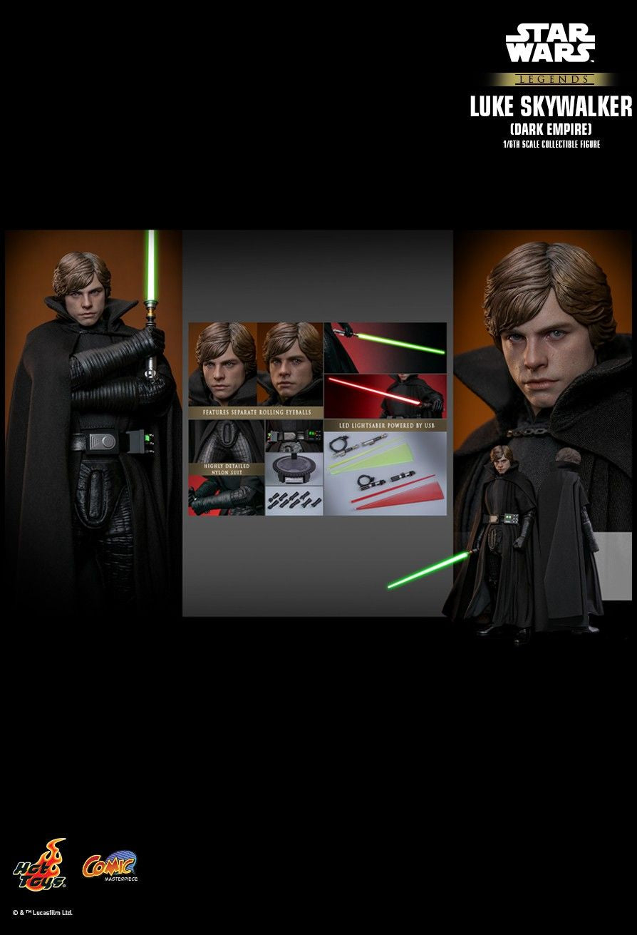 PRE-ORDER HOT TOYS CMS019 STAR WARS: DARK EMPIRE LUKE SKYWALKER (DARK EMPIRE) - SCULPTED