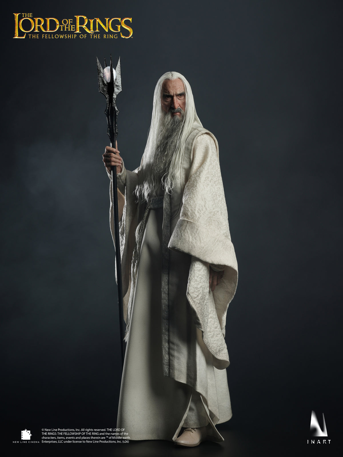 PRE-ORDER INART Ag A041 — The Lord of the Rings: The Fellowship of the Ring — Saruman 1/6 Collectible Figure