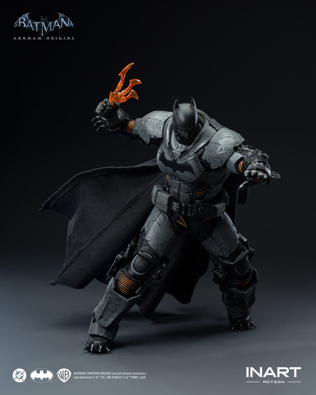PRE-ORDER INART Action MAG G0013 – Batman: Arkham Origins – Batman (XE Suit) 1/12 Scale Action Figure