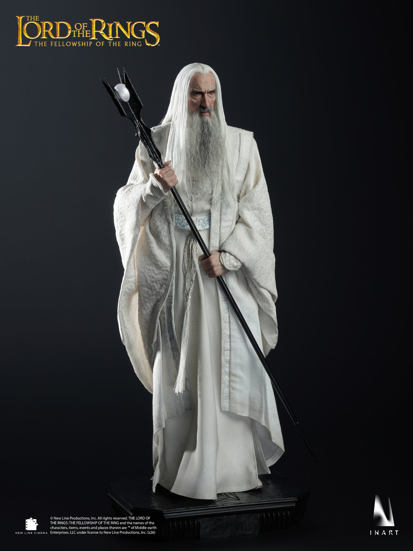PRE-ORDER INART Ag A041 — The Lord of the Rings: The Fellowship of the Ring — Saruman 1/6 Collectible Figure