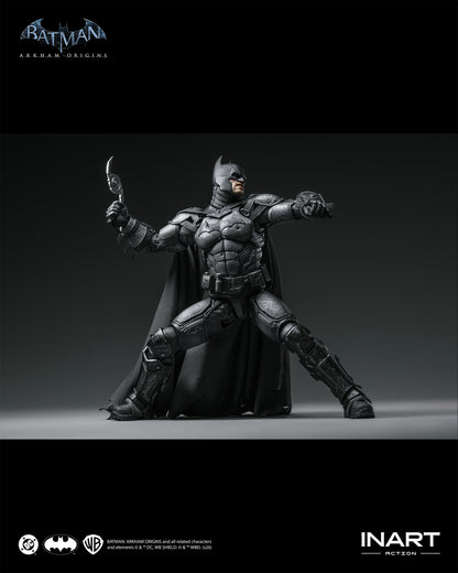 PRE-ORDER INART Action– Batman: Arkham Origins –  Batman (Battle Damaged Version) 1/12 Action Figure