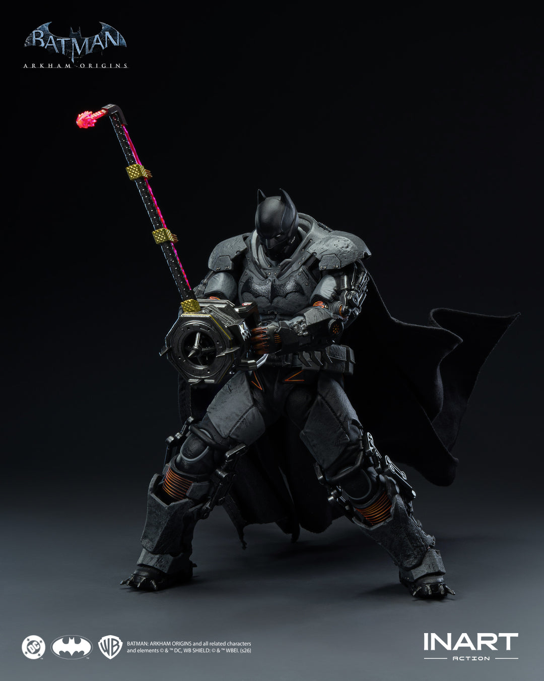 PRE-ORDER INART Action MAG G0013 – Batman: Arkham Origins – Batman (XE Suit) 1/12 Scale Action Figure