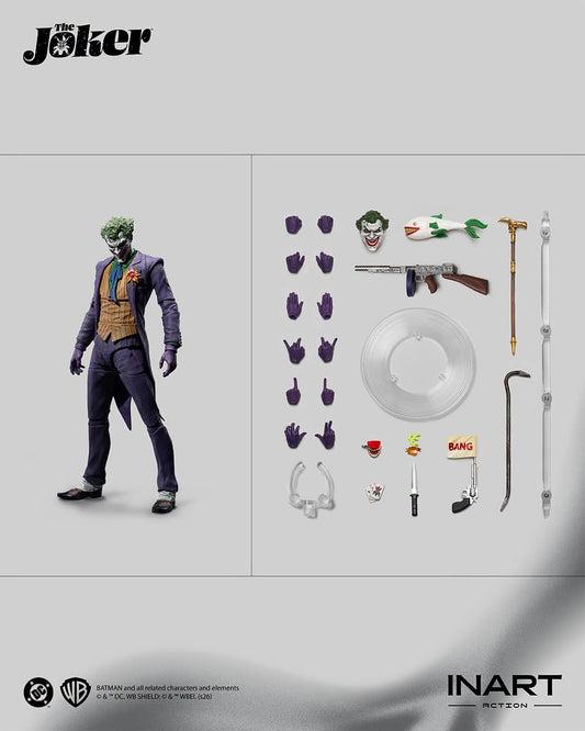 PRE-ORDER INART Action MAG C0005 - The Joker 1/12 Scale Action Figure