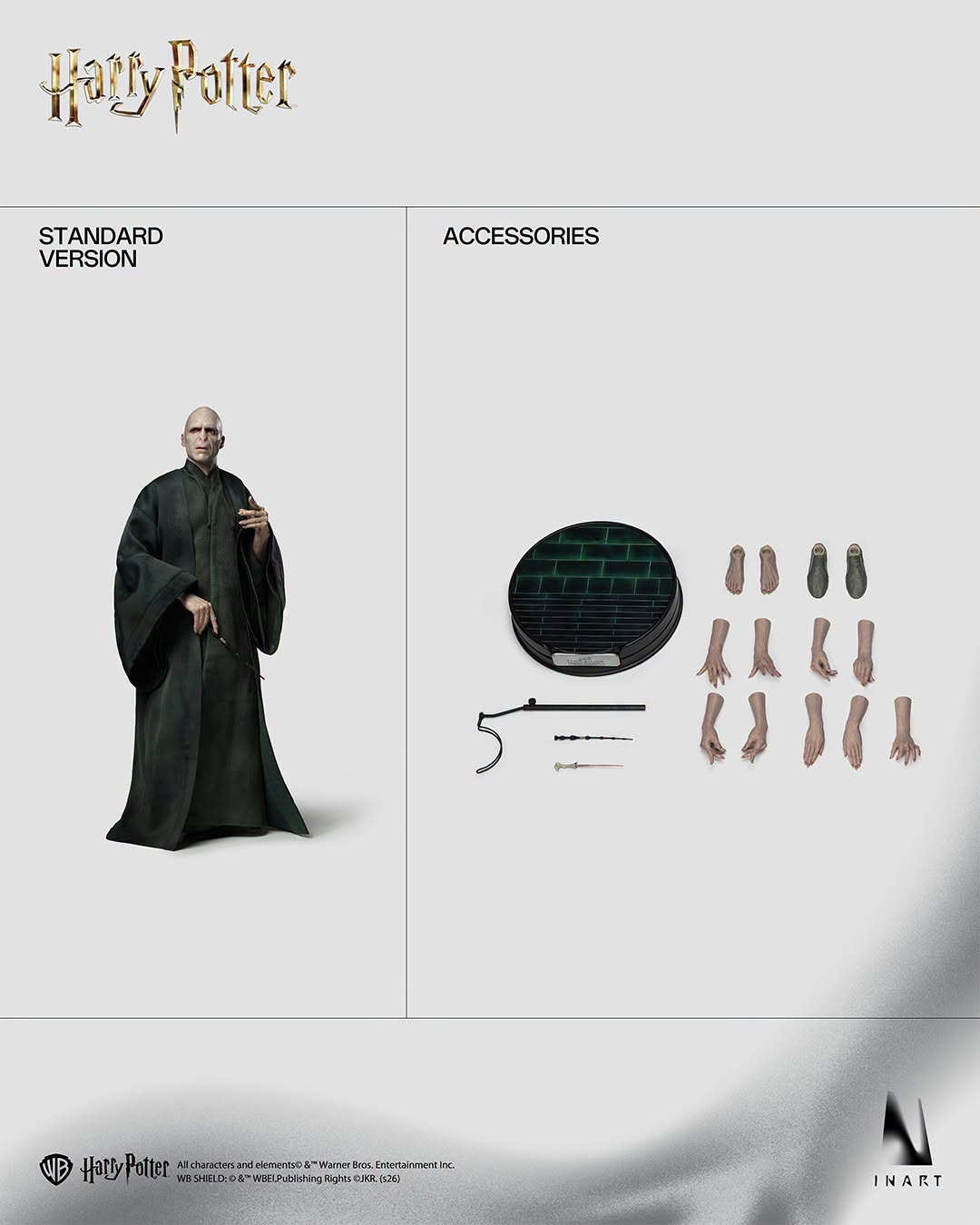 PRE-ORDER INART Ag A047 - Harry Potter and the Deathly Hallows - Voldemort 1/6 Collectible Figure STANDARD VERSION