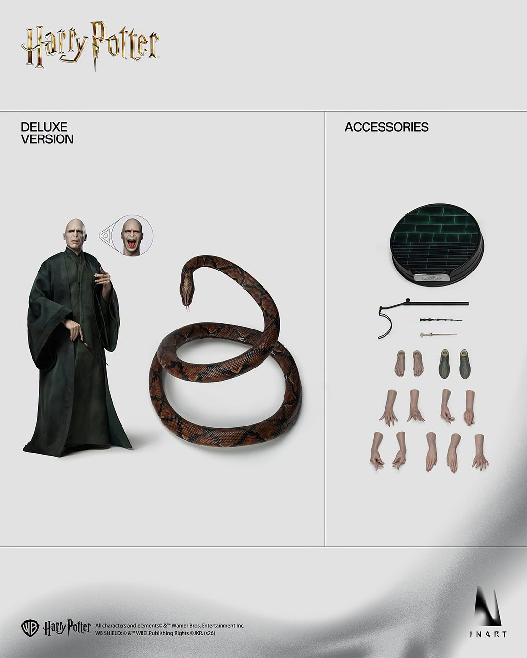 PRE-ORDER INART Ag A047 - Harry Potter and the Deathly Hallows - Voldemort 1/6 Collectible Figure PREMIUM EXCLUSIVE VERSION