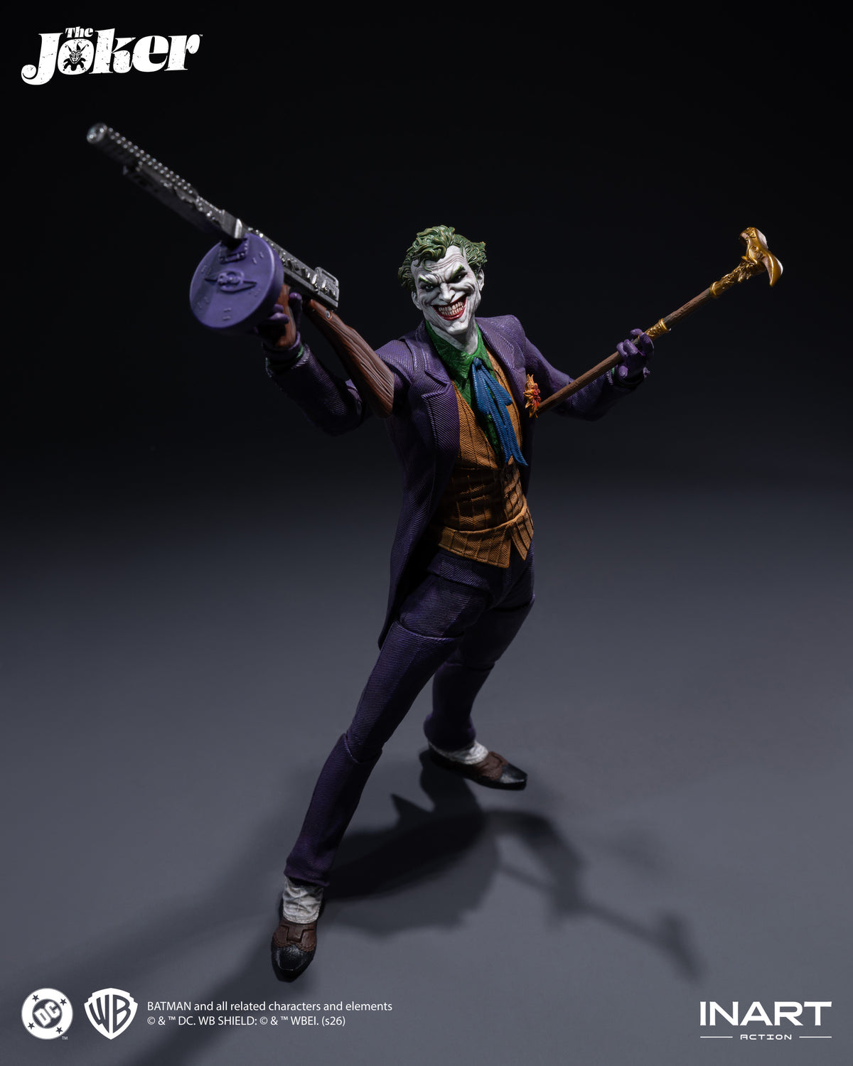 PRE-ORDER INART Action MAG C0005 - The Joker 1/12 Scale Action Figure