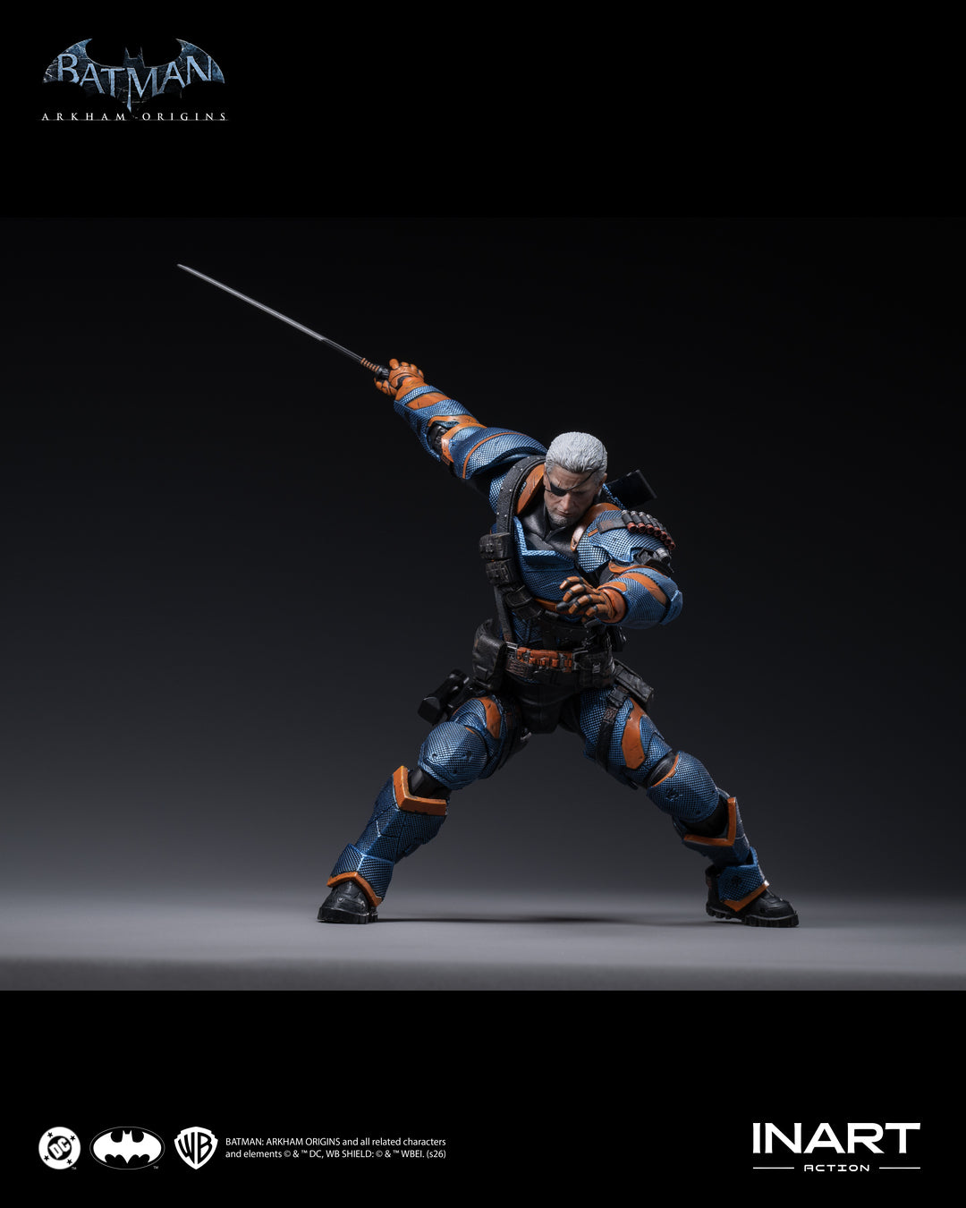 PRE-ORDER INART Action MAG G0012  – Batman: Arkham Origins – Deathstroke 1/12 Scale Action Figure