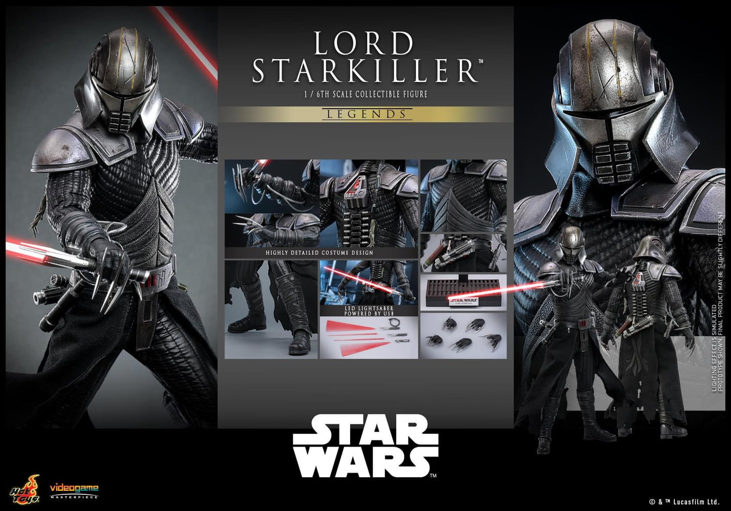 PRE-ORDER HOT TOYS VGM63 STAR WARS LORD STARKILLER 1/6TH SCALE COLLECTIBLE FIGURE(NORMAL VERSION)