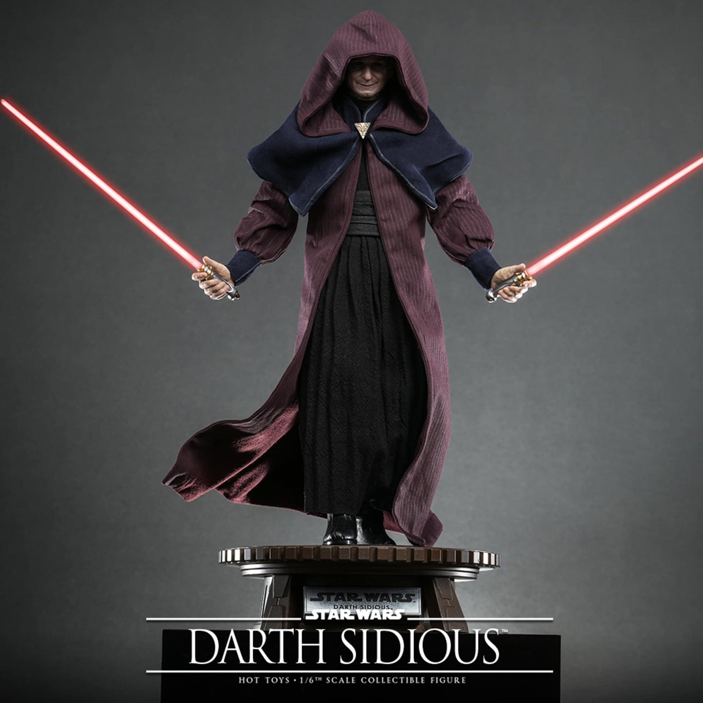 PRE-ORDER Hot Toys TMS102 Star Wars The Clone Wars – Darth Sidious 1/6 Scale Collectible Figure