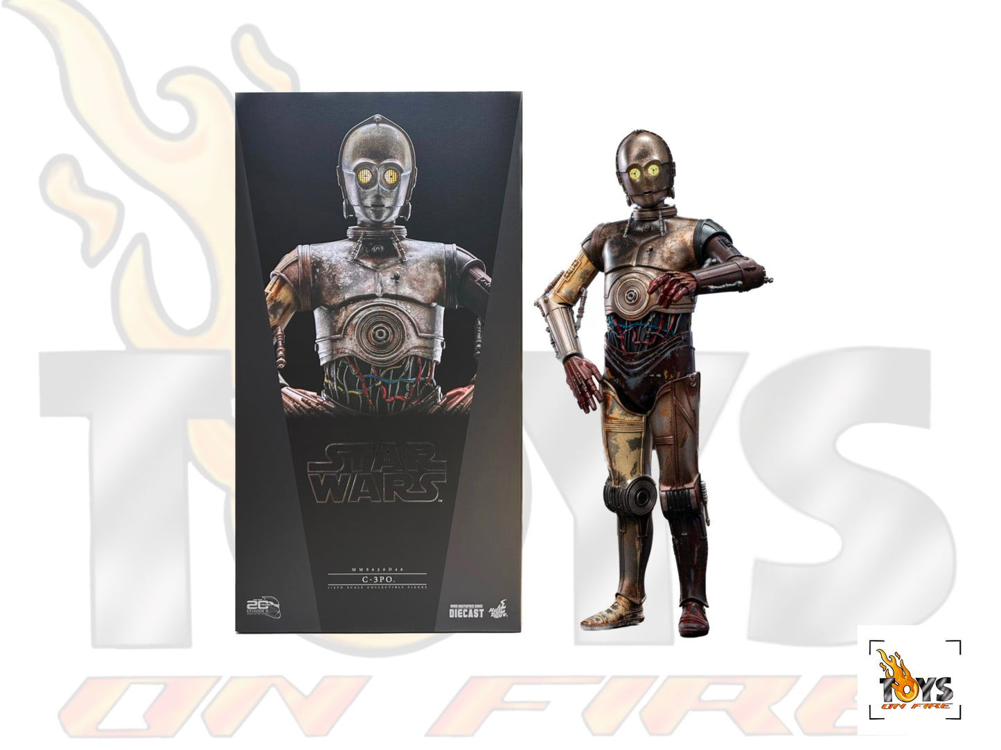 Hot Toys MMS650D46 Star Wars Episode II: Attack of the Clones C-3PO 1:6 Collectible Figure