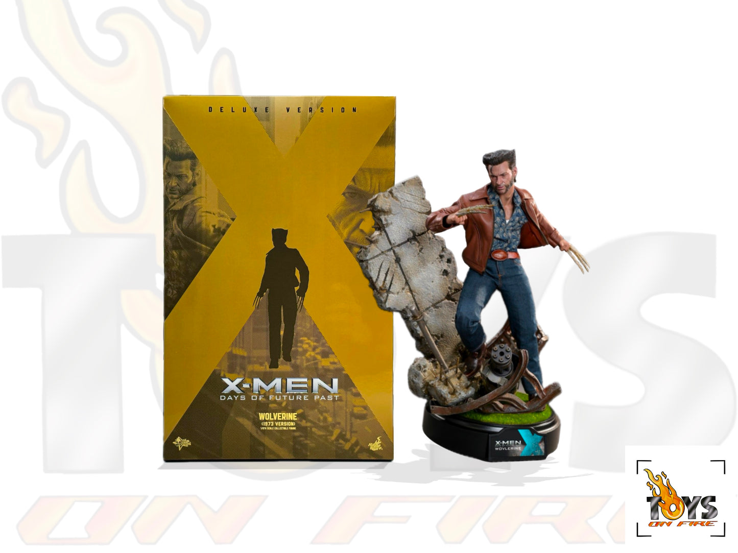 HOT TOYS MMS660B X-MEN: DAYS OF FUTURE PAST WOLVERINE (1973 VERSION) SPECIAL EDITION DELUXE VERSION 1/6TH SCALE COLLECTIBLE FIGURE