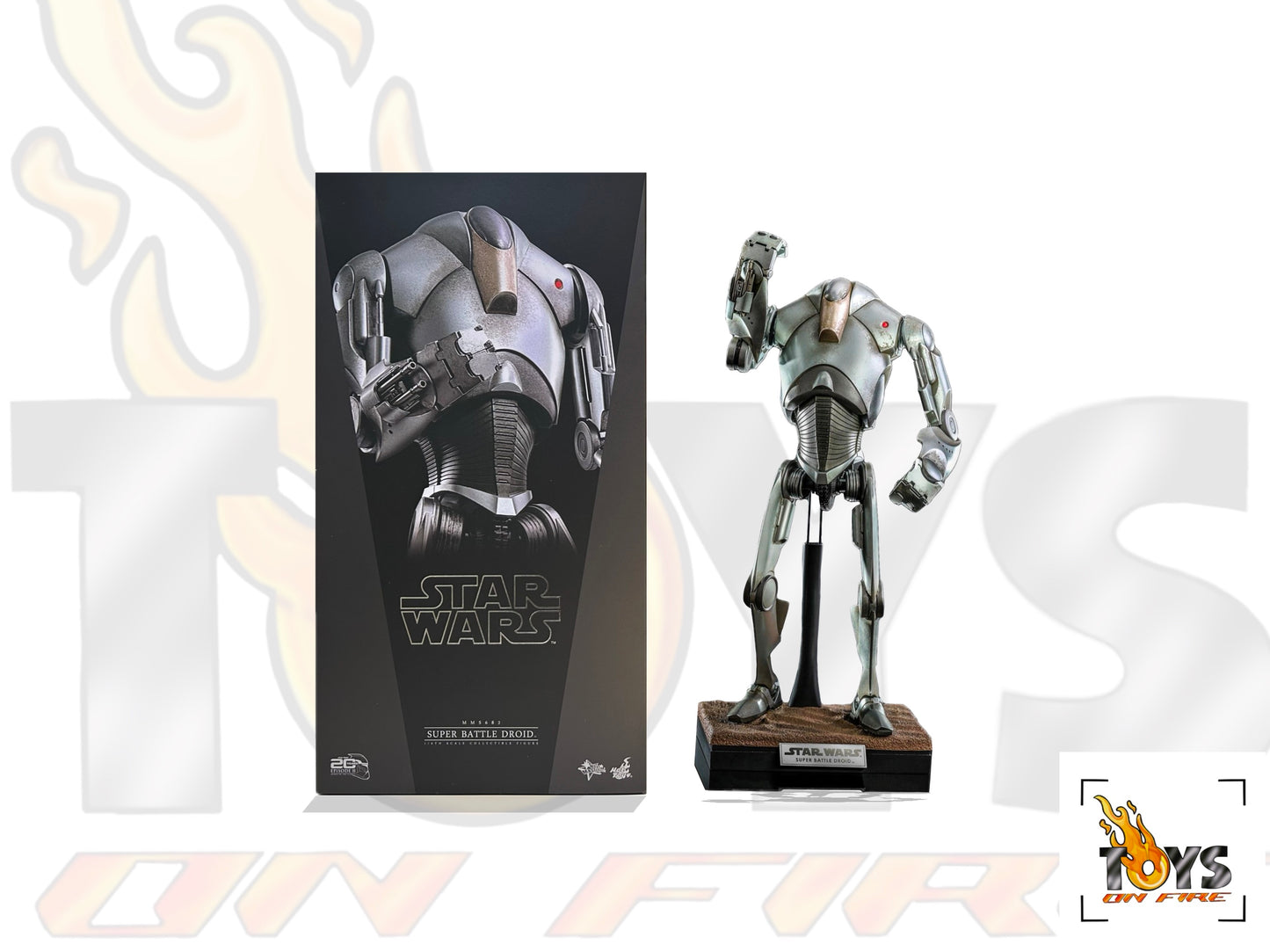 HOT TOYS MMS682 STAR WARS EPISODE II: ATTACK OF THE CLONES SUPER BATTLE DROID 1/6TH SCALE COLLECTIBLE FIGURE