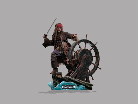 PRE-ORDER HOT TOYS DX39AE PIRATES OF THE CARIBBEAN: DEAD MEN TELL NO TALES JACK SPARROW (ARTISAN EDITION DELUXE VERSION) ARTISAN EDITION 1/6TH SCALE COLLECTIBLE FIGURE