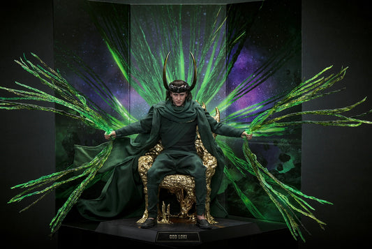 PRE-ORDER HOT TOYS DX ARTISAN EDITION — God Loki 1:6 scale collection figure (hair transplant version)