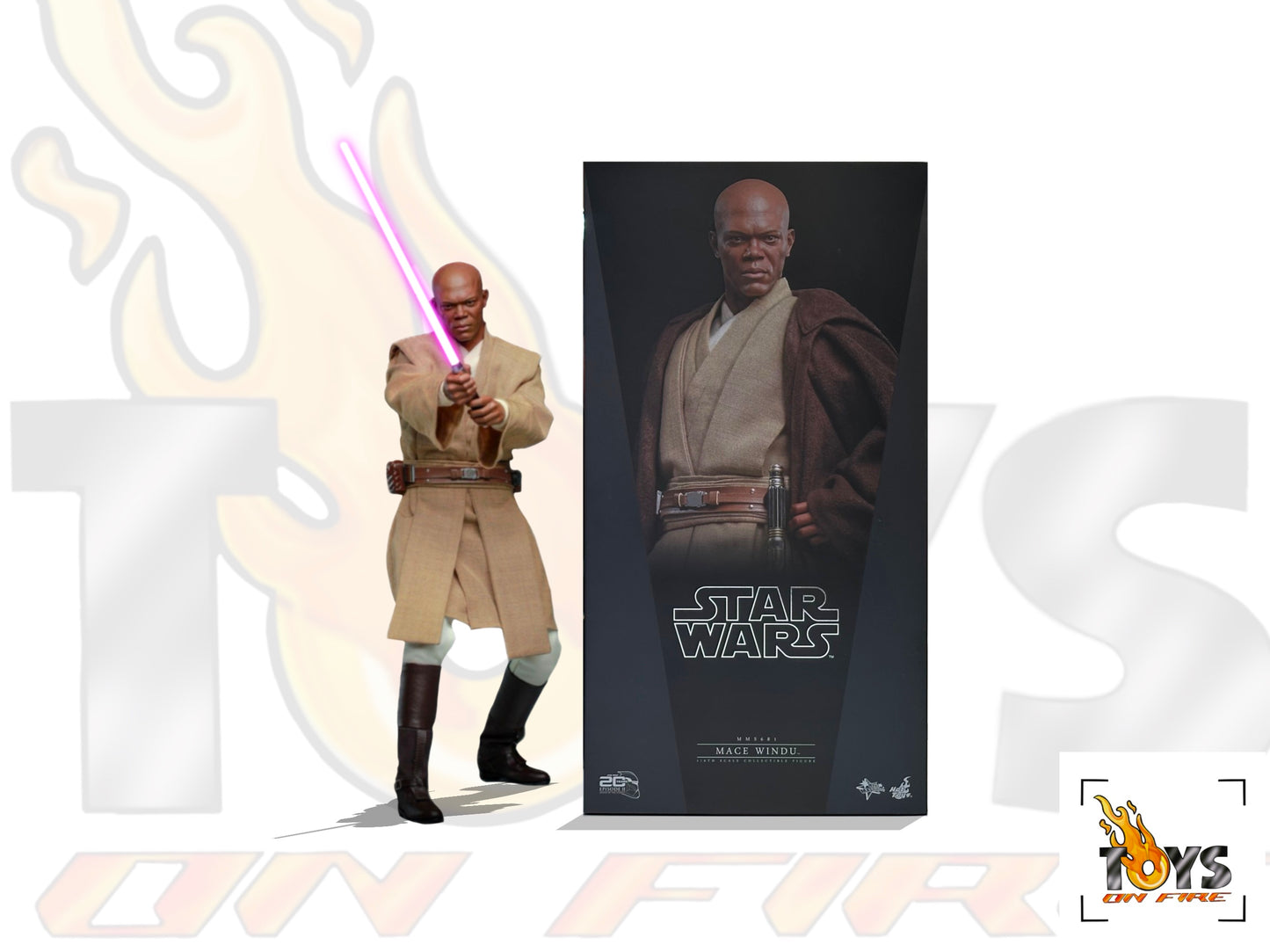 HOT TOYS MMS681 STAR WARS EPISODE II: ATTACK OF THE CLONES MACE WINDU 1/6TH SCALE COLLECTIBLE FIGURE