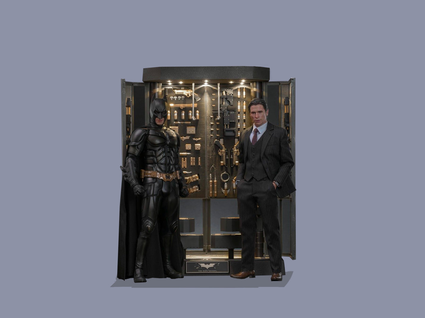 PRE-ORDER HOT TOYS MMS750 THE DARK KNIGHT BATMAN ARMORY WITH BRUCE WAYNE (2.0) 1/6TH SCALE COLLECTIBLE SET