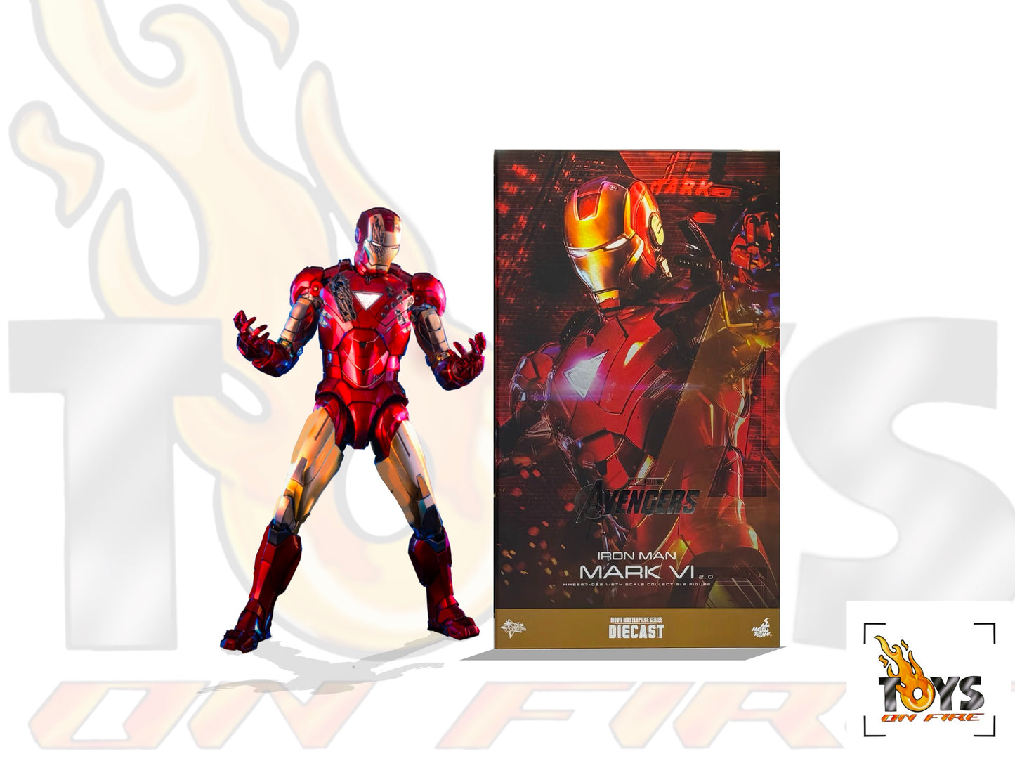 HOT TOYS MMS687D52 THE AVENGERS IRON MAN MARK VI (2.0) 1/6TH SCALE COLLECTIBLE FIGURE