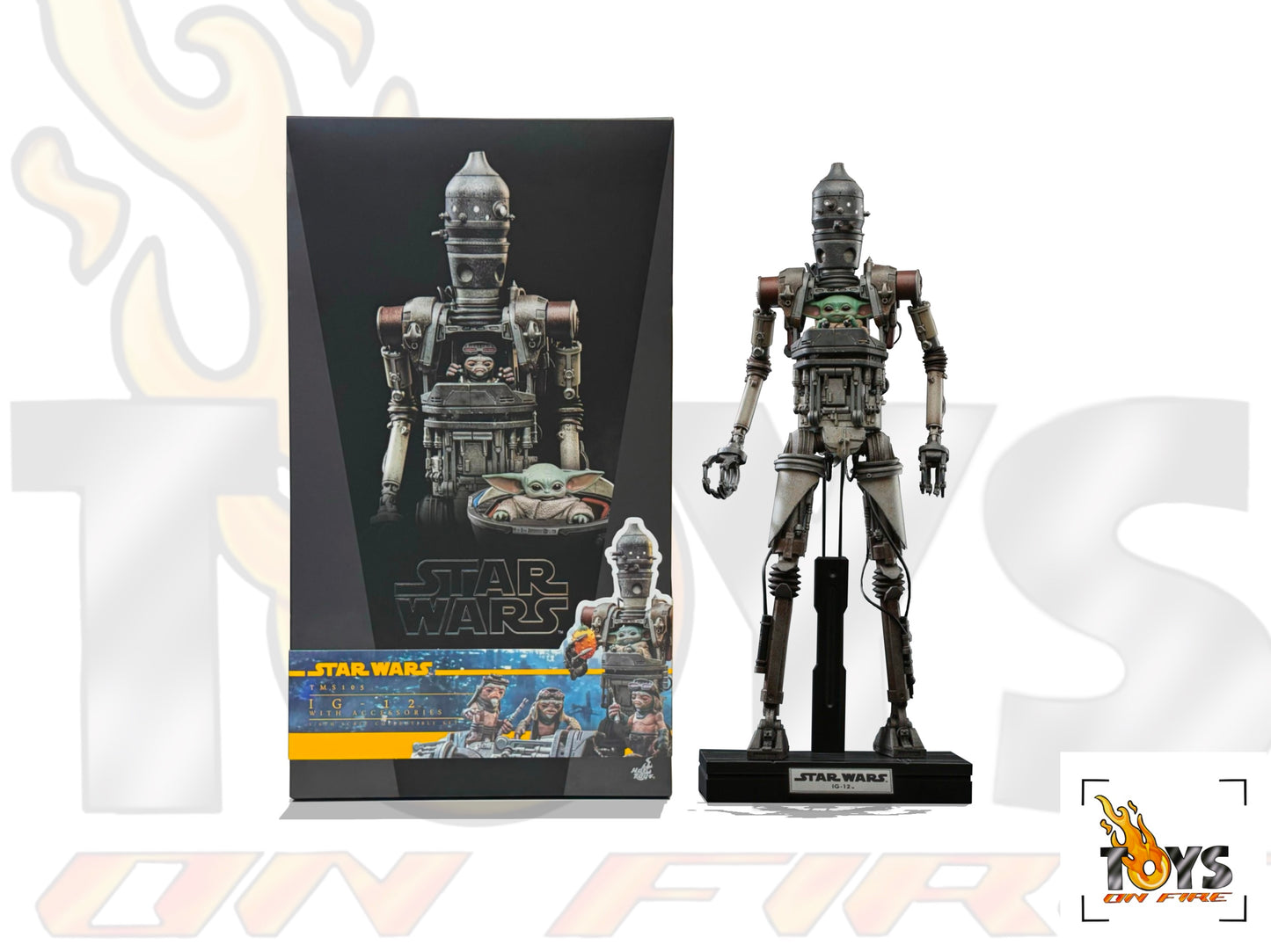 HOT TOYS TMS105 STAR WARS: THE MANDALORIAN IG-12 WITH ACCESSORIES 1/6TH SCALE COLLECTIBLE FIGURE SET