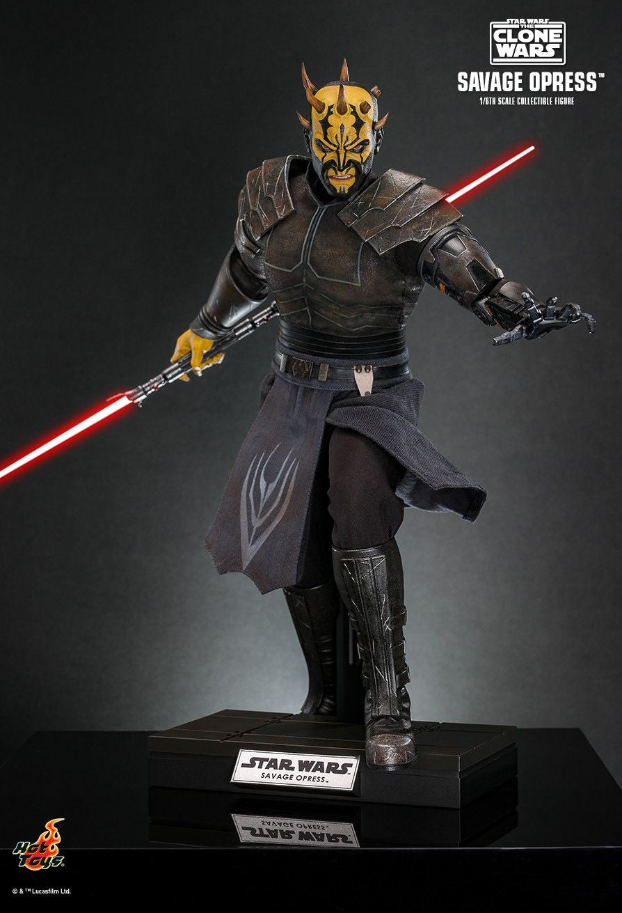 PRE-ORDER 2ND BATCH HOT TOYS TMS136 STAR WARS: THE CLONE WARS SAVAGE OPRESS 1/6TH SCALE COLLECTIBLE FIGURE