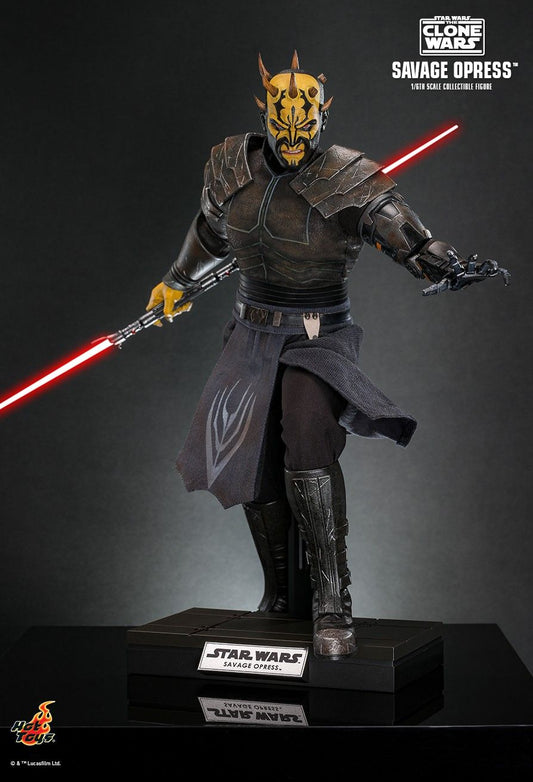 PRE-ORDER FIRST BATCH HOT TOYS TMS136 STAR WARS: THE CLONE WARS SAVAGE OPRESS 1/6TH SCALE COLLECTIBLE FIGURE