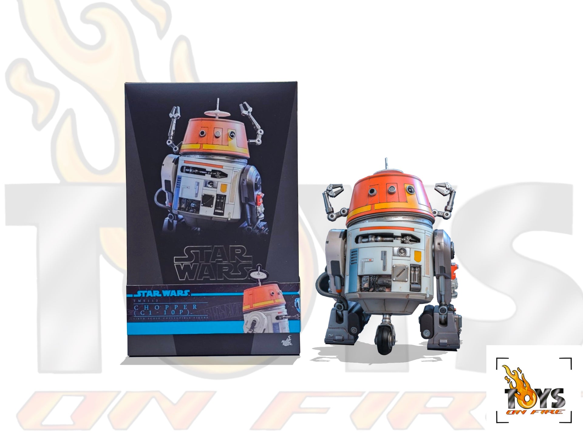 ホットトイズ 1/6 スター・ウォーズ アソーカ 剥げ チョッパー TMS112