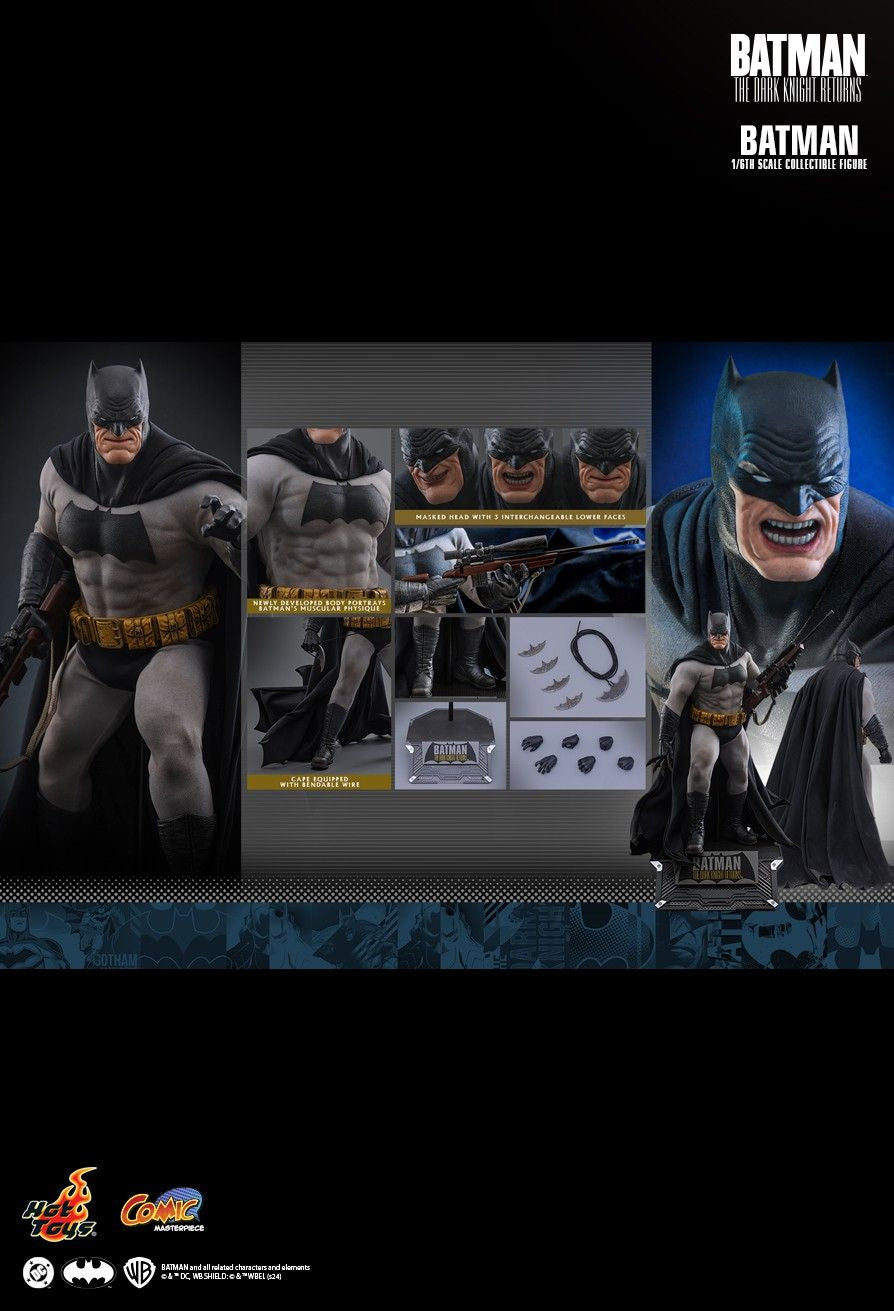 PRE-ORDER 1ST BATCH HOT TOYS CMS024 BATMAN: THE DARK KNIGHT RETURNS BATMAN 1/6TH SCALE COLLECTIBLE FIGURE