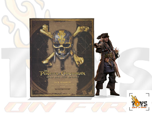 HOT TOYS DX38 PIRATES OF THE CARIBBEAN: DEAD MEN TELL NO TALES JACK SPARROW 1/6TH SCALE COLLECTIBLE FIGURE (DELUXE VERSION)