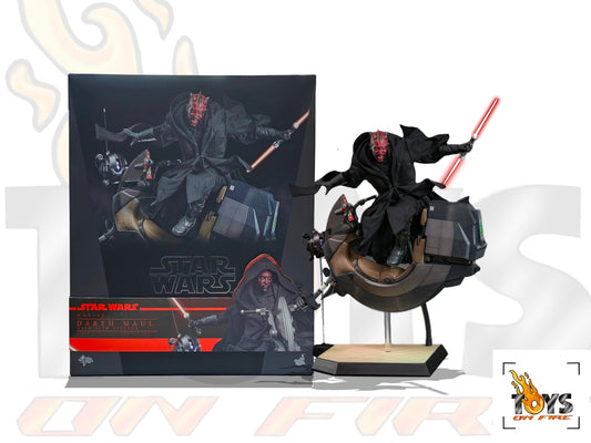 HOT TOYS MMS749 STAR WARS EPISODE I: THE PHANTOM MENACE DARTH MAUL WITH SITH SPEEDER 1/6TH SCALE COLLECTIBLE SET