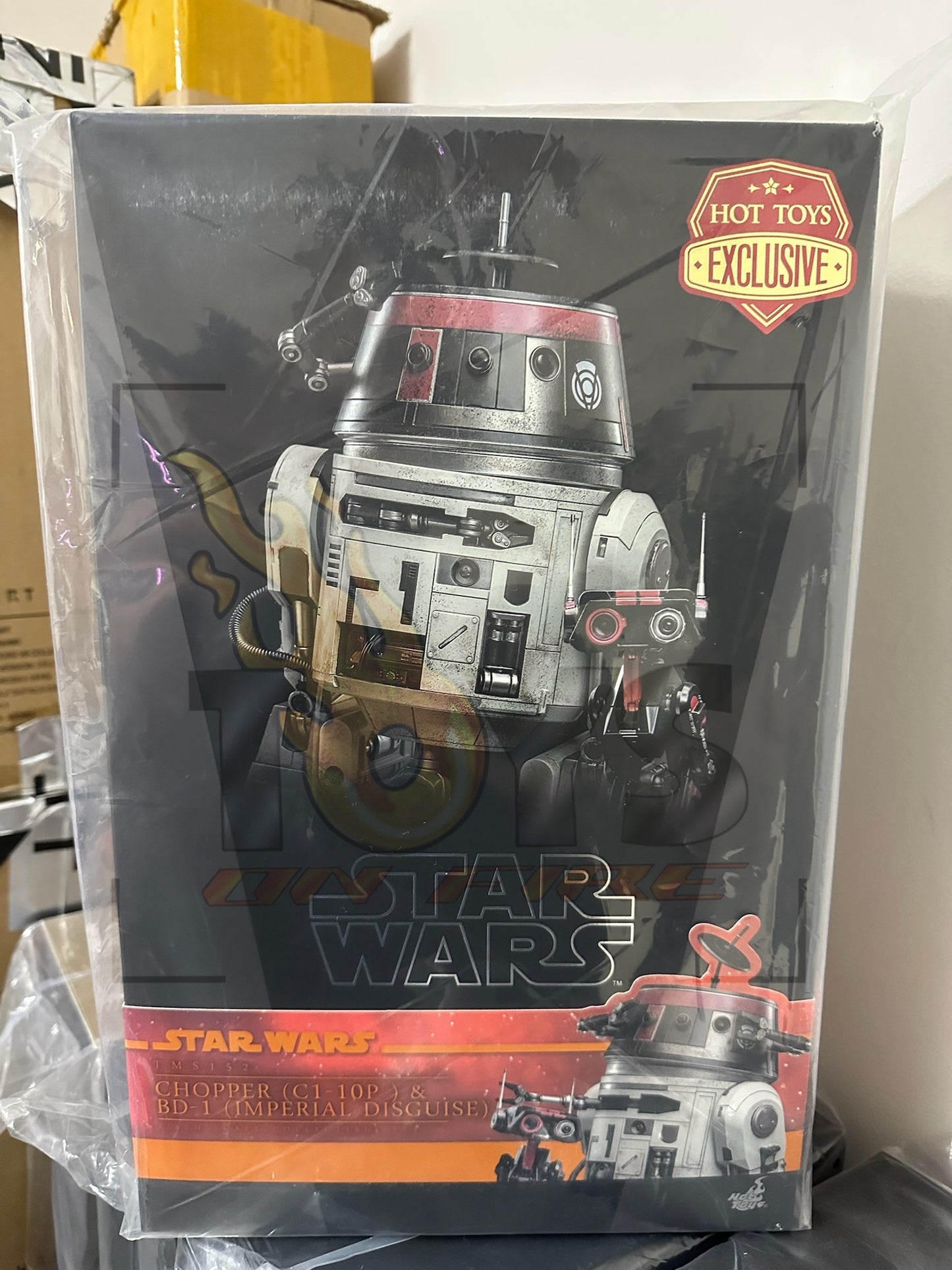 HOT TOYS TMS152 STAR WARS CHOPPER (C1-10P) & BD-1 (IMPERIAL DISGUISE) [HOT TOYS EXCLUSIVE] 1/6TH SCALE COLLECTIBLE SET