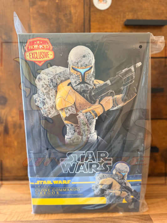 READY🔥 HOT TOYS TMS155 STAR WARS: THE CLONE WARS CLONE COMMANDO GREGOR [HOT TOYS EXCLUSIVE] 1/6TH SCALE COLLECTIBLE FIGURE