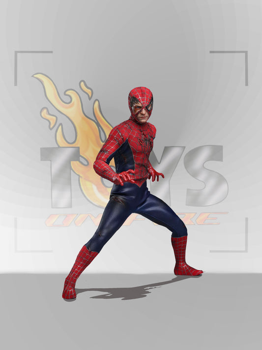 PRE-ORDER HOT TOYS MMS859 SPIDER-MAN SPIDER-MAN (BATTLE DAMAGED VERSION) 1/6TH SCALE COLLECTIBLE FIGURE
