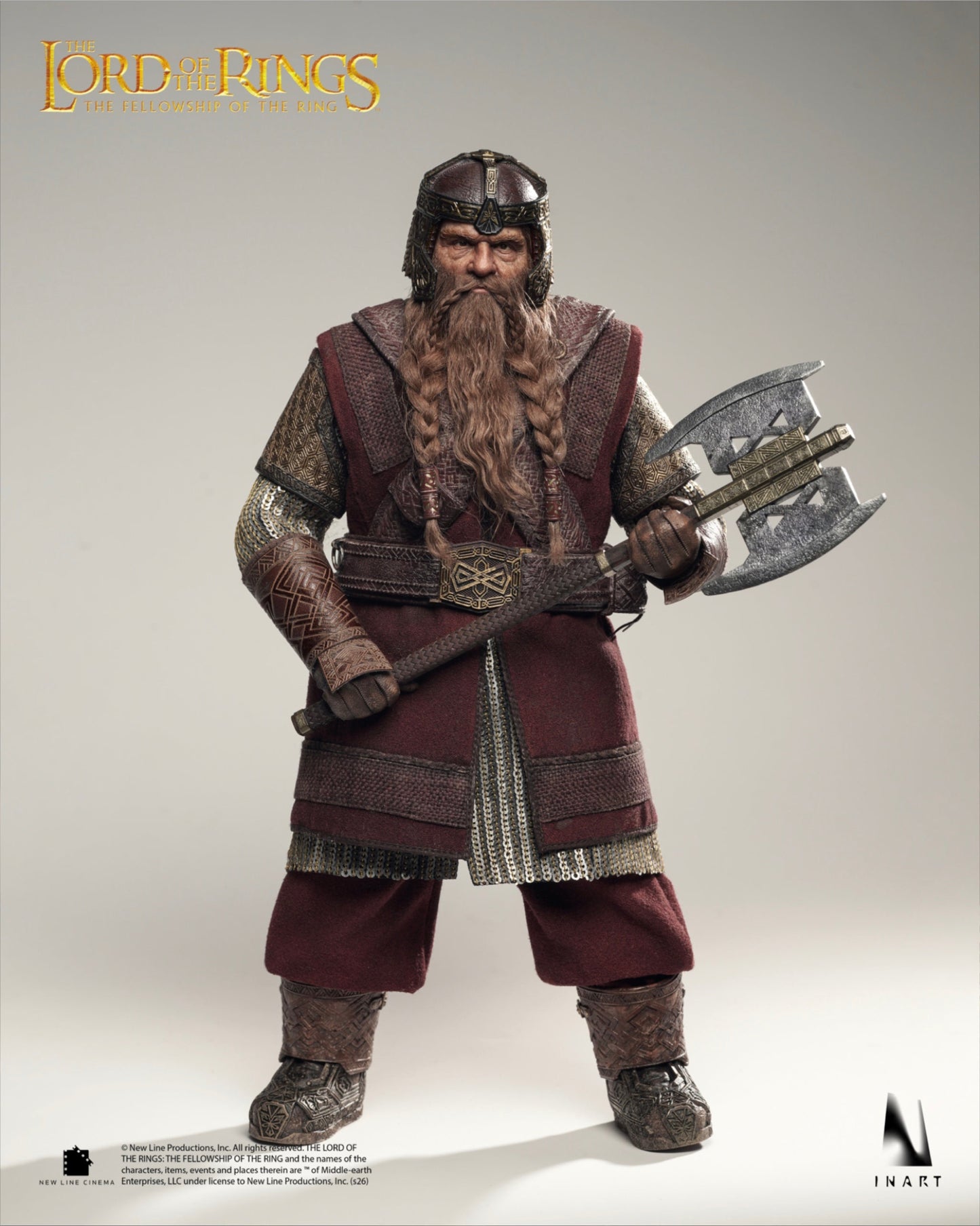 PRE-ORDER INART — The Lord of the Rings：The Fellowship of the Ring — Gimli 1/6 Collectable Figure