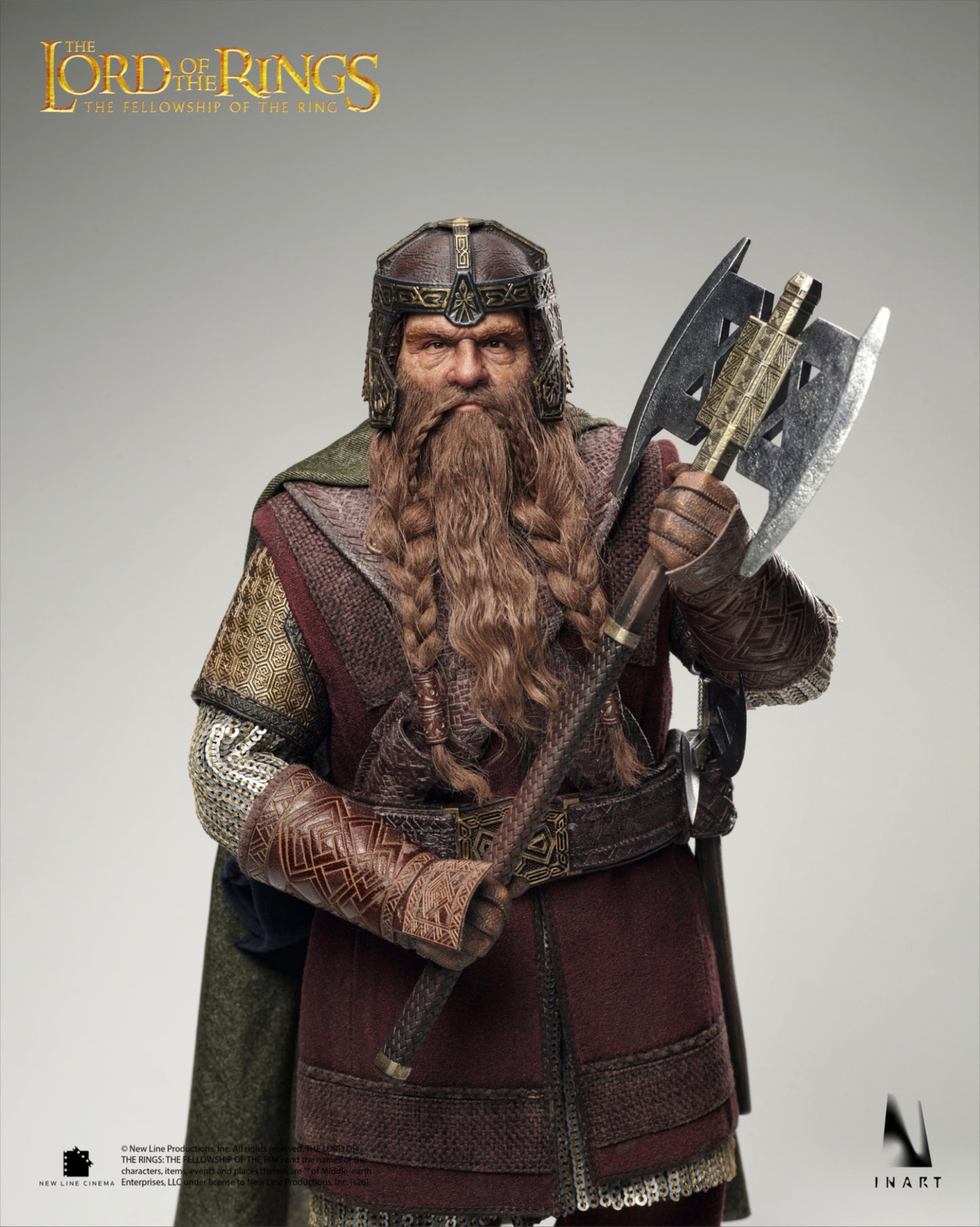 PRE-ORDER INART — The Lord of the Rings：The Fellowship of the Ring — Gimli 1/6 Collectable Figure